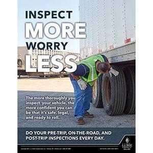 Inspect More Worry Less - Motor Carrier Safety Poster