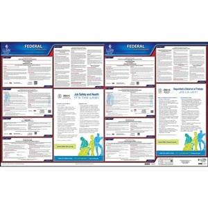 Federal Labor Law Poster with FMLA - Bilingual