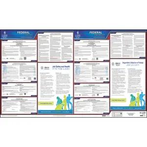 Federal Labor Law Poster with FMLA - Bilingual