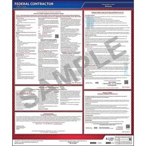 Federal Contractor Applicant Information Poster