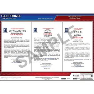 California / Cupertino Minimum Wage Poster