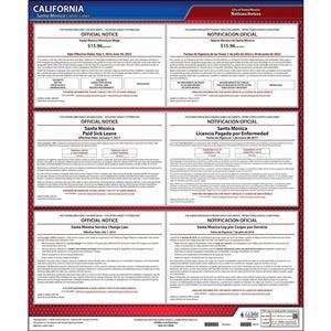 California / Santa Monica Hospitality Worker Poster