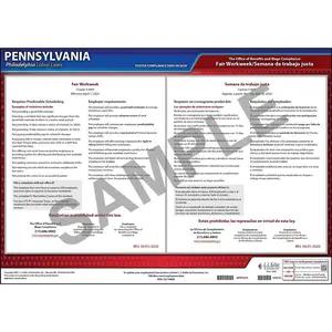 Pennsylvania / Philadelphia Fair Workweek Poster