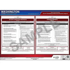Washington / Seattle Secure Scheduling Ordinance Poster
