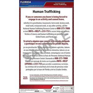 Florida Human Trafficking Poster