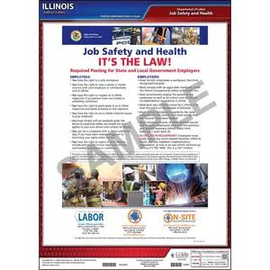Illinois Workplace Safety & Health for Public Employees Poster