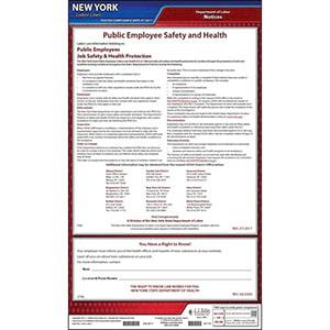 New York Right to Know and Workplace Safety & Health for Public Employees Poster