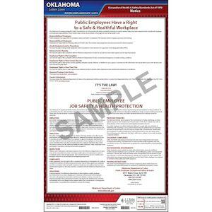 Oklahoma Public Employee Job Safety and Health Protection Poster