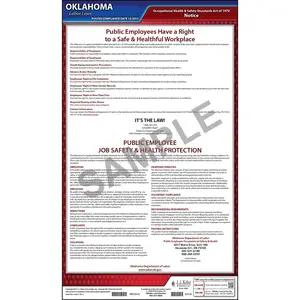 Oklahoma Public Employee Job Safety and Health Protection Poster