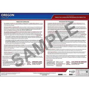 Oregon Employee Work Schedules Poster