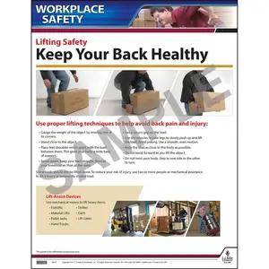 Backlifting Safety Instructional Chart