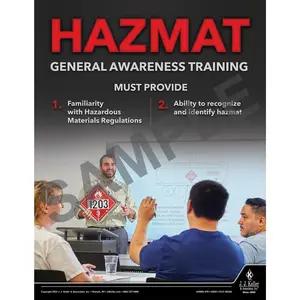 Hazmat General Awareness Training - Hazmat Transportation Poster