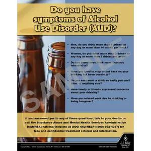Do You Have Symptoms of Alcohol Use Disorder - Transportation Safety Poster
