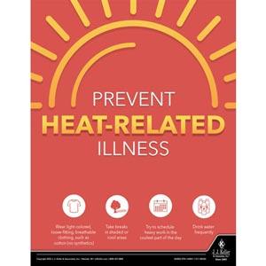 Prevent Heat-Related Illness - Driver Awareness Safety Poster