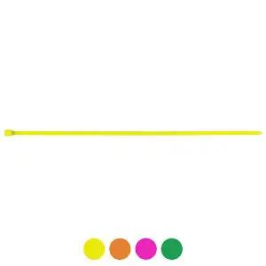 Fluorescent Colored Nylon Standard-Duty 11" Zip Ties