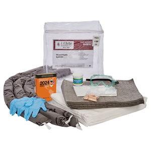 10.6-Gallon Mixed Fluids Truck Spill Kit with Wooden Plugs & Putty - Universal & Oil-Only