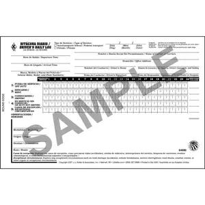 Mexico Driver's Daily Log Book, Bilingual, 2-Ply with Carbon & Simplified DVIR - Stock