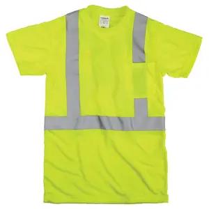 J. J. Keller® SAFEGEAR® Hi-Vis T-Shirt With Pocket, Type R Class 2 and CSA Z96-15
