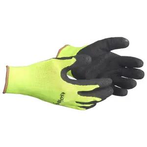 J. J. Keller® SAFEGEAR® Seamless Knitted Polycotton Liner Gloves with Natural Rubber Coating