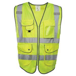 J. J. Keller® SAFEGEAR® Hi-Vis 9 Pocket Vest Type R Class 2