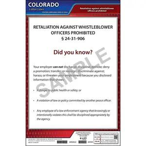 Colorado Whistleblower Poster