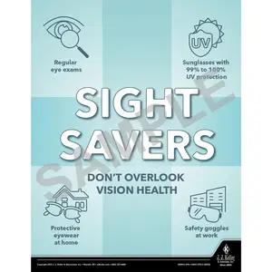 Don't Overlook Vision Health - Health & Wellness Awareness Poster