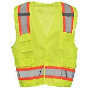 J. J. Keller® SAFEGEAR® 5-point Breakaway Surveyor Vest Type R Class 2