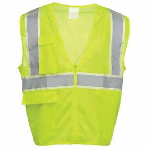 J. J. Keller® SAFEGEAR® Safety Vest Type R Class 2 with Glow in the Dark Safety Tape