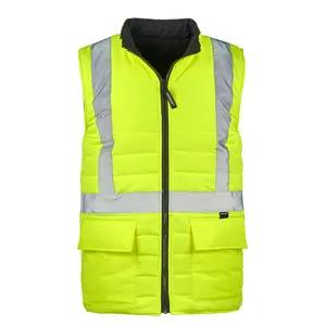 J. J. Keller® SAFEGEAR® Men’s Hi-Vis Type R Class 2 Reversible Puffer Safety Vest