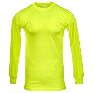 J. J. Keller® SAFEGEAR® Hi-Vis Non-Certified Long-Sleeve T-Shirt With Pocket