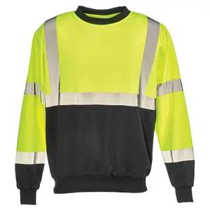 J. J. Keller® SAFEGEAR® Hi-Vis Crew Neck Sweatshirt Type R Class 3