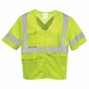 J. J. Keller® SAFEGEAR® Safety Vest with X-Back Type R Class 3 and CSA Z96-2022