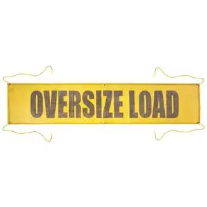 Mesh Oversize Load Banner w/ Grommets for Ropes