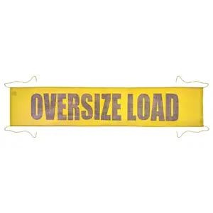 Mesh Oversize Load Banner w/ Ropes Sewn In