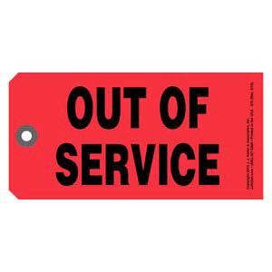 Out Of Service Tag