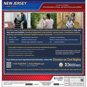 New Jersey Long and Short-Term Care Discrimination English Poster
