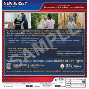 New Jersey Long and Short-Term Care Discrimination English Poster
