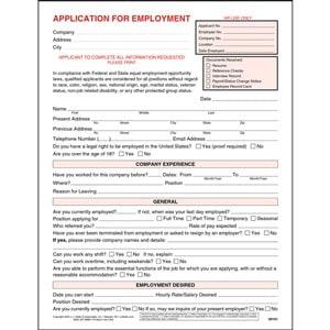 Application for Employment
