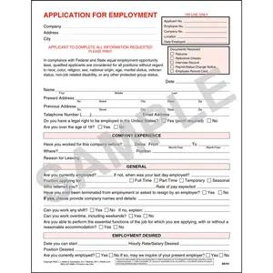 Application for Employment