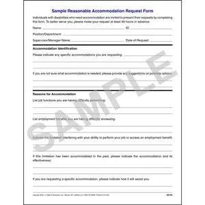 Disability Accommodation Request Form