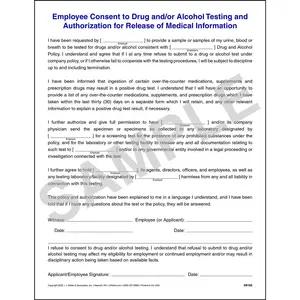 Drug Test Consent Form