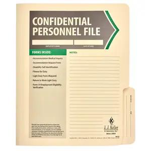 HR Confidential File Folder