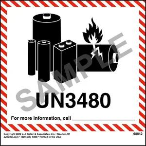 Lithium Battery Marking UN3480