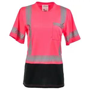 J. J. Keller® SAFEGEAR® Women’s Fit Hi-Vis T-Shirt with Pocket, Type R Class 2