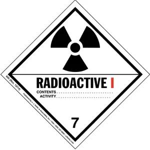 Class 7 Radioactive I Labels