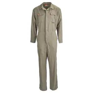 J. J. Keller® SAFEGEAR® Flame Resistant Tan Coverall CAT 2