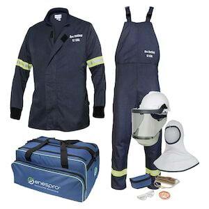 Enespro® Airlite 12 Cal Arc Flash Jacket & Bib Kit