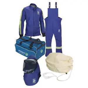 Enespro® Apex 40 Cal Arc Flash Jacket and Bib Kit with Lift Front Hood
