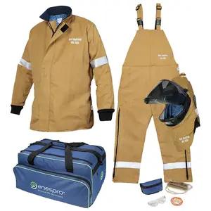 Enespro® 65 Cal Arc Flash Jacket & Bib Kit with Lift Front Hood