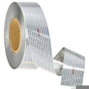 Conspicuity Tape Rolls for Trailers – White, Avery Dennison Flexible Prismatic